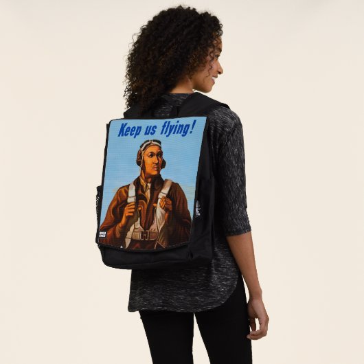 Afro-Amerikaanse vliegeniers gevechtspiloten WO2 Rugtassen (Gedragen)