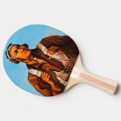 Afro-Amerikaanse vliegeniers gevechtspiloten WO2 Tafeltennisbatje (Zijkant)