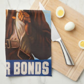 Afro-Amerikaanse vliegeniers gevechtspiloten WO2 Theedoek (Quarter Fold)