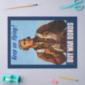 Afro-Amerikaanse vliegeniers gevechtspiloten WO2 Tissuepapier (Craft)