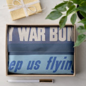 Afro-Amerikaanse vliegeniers gevechtspiloten WO2 Tissuepapier (Geschenk)