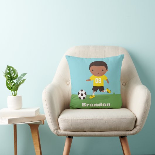 Afro-Amerikaanse voetbalkamer decor Pillow Kussen (Stoel)