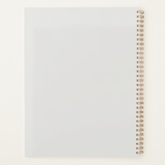 Afro-Amerikaanse vrouw - Bruine wervelingen Planner (Achterkant)