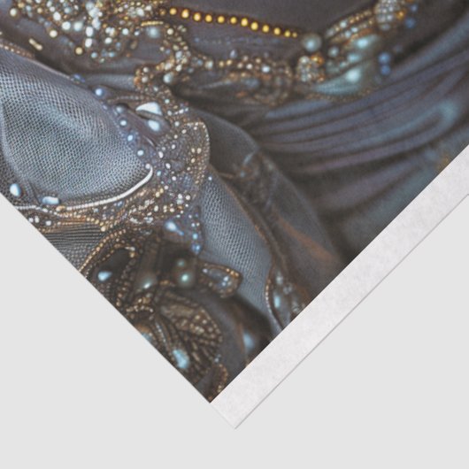 Afro-Amerikaanse vrouw decoupage Tissuepapier (Detail)