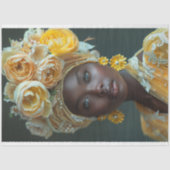  Afro-Amerikaanse vrouw decoupage Tissuepapier (Voorkant)