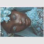 Afro-Amerikaanse vrouw decoupage Tissuepapier (Voorkant)