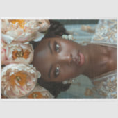  Afro-Amerikaanse vrouw decoupage Tissuepapier (Voorkant)