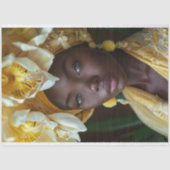  Afro-Amerikaanse vrouw decoupage Tissuepapier (Voorkant)