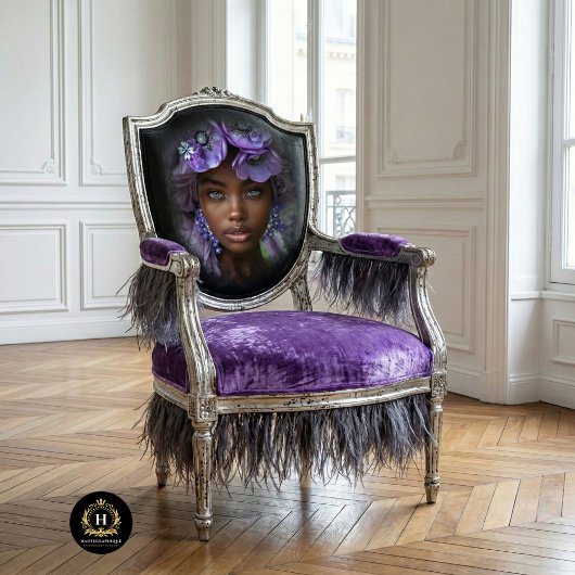  Afro-Amerikaanse vrouw decoupage Tissuepapier