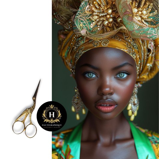  Afro-Amerikaanse vrouw decoupage Tissuepapier