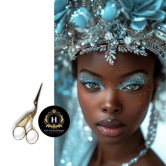  Afro-Amerikaanse vrouw decoupage Tissuepapier