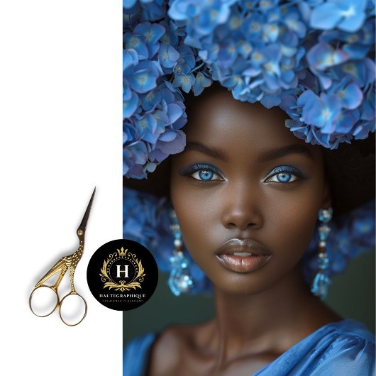 Afro-Amerikaanse vrouw decoupage Tissuepapier