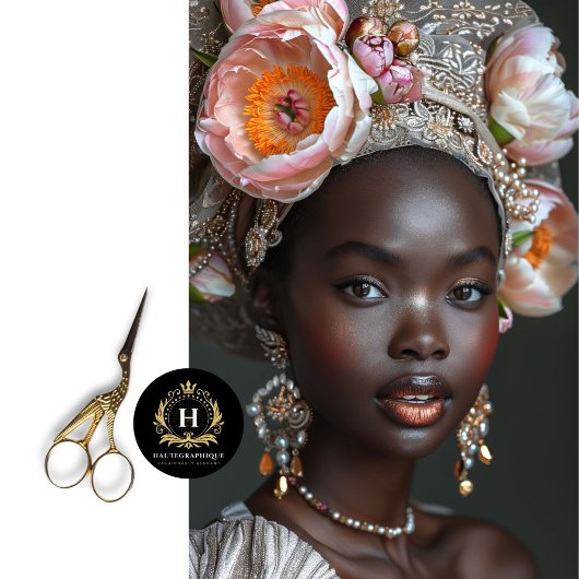  Afro-Amerikaanse vrouw decoupage Tissuepapier