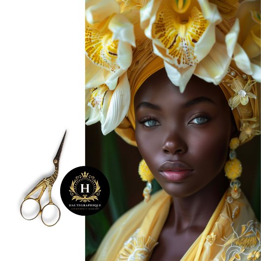  Afro-Amerikaanse vrouw decoupage Tissuepapier