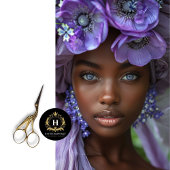  Afro-Amerikaanse vrouw decoupage Tissuepapier