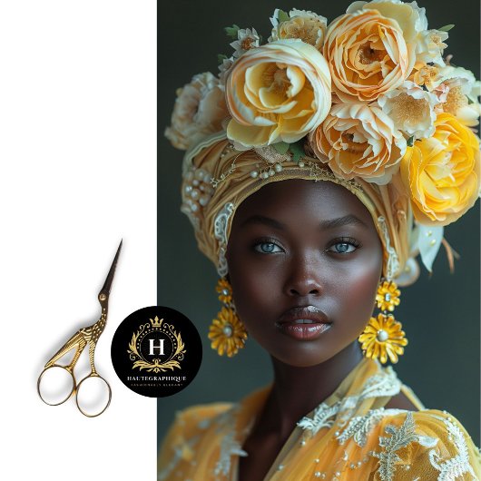  Afro-Amerikaanse vrouw decoupage Tissuepapier