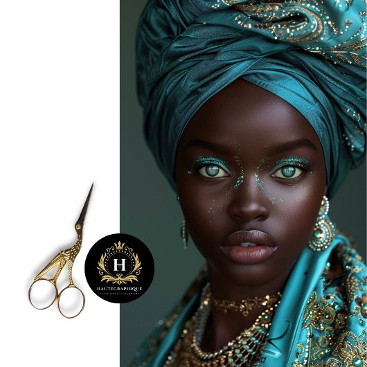  Afro-Amerikaanse vrouw decoupage Tissuepapier