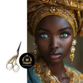 Afro-Amerikaanse vrouw decoupage Tissuepapier