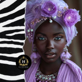  Afro-Amerikaanse vrouw decoupage Tissuepapier