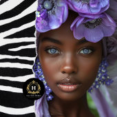  Afro-Amerikaanse vrouw decoupage Tissuepapier