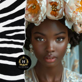  Afro-Amerikaanse vrouw decoupage Tissuepapier