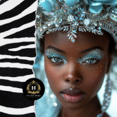  Afro-Amerikaanse vrouw decoupage Tissuepapier