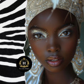  Afro-Amerikaanse vrouw decoupage Tissuepapier