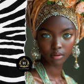  Afro-Amerikaanse vrouw decoupage Tissuepapier