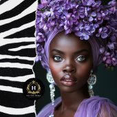  Afro-Amerikaanse vrouw decoupage Tissuepapier