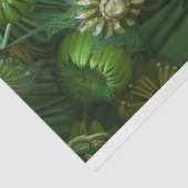 Afro-Amerikaanse Vrouw Groene Glamour Decoupage Tissuepapier (Detail)