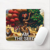 Afro-Amerikaanse vrouw inspirerend quote kantoor Muismat (Met muis)