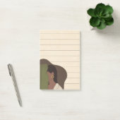 Afro-Amerikaanse vrouw levensstijl gevoerd kleveri Post-it® Notes (Kantoor)
