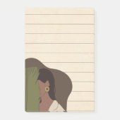 Afro-Amerikaanse vrouw levensstijl gevoerd kleveri Post-it® Notes (Voorkant)