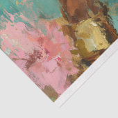 Afro-Amerikaanse vrouw met Martini Decoupage Tissuepapier (Detail)