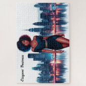 Afro-Amerikaanse vrouw modern decor  Legpuzzel (Verticaal)