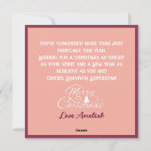 Afro-Amerikaanse vrouw overlevende van kanker Past Feestdagenkaart (Achterkant)