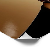 Afro-Amerikaanse vrouw portretkunst Perfect Poster (Hoek)