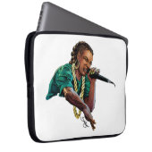 Afro-Amerikaanse Vrouw rapper Elektronica Tas (Voorkant Rechts)