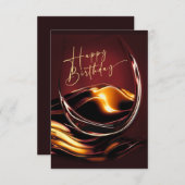 Afro-Amerikaanse Vrouw Verjaardag Kaart (Voorkant / Achterkant)