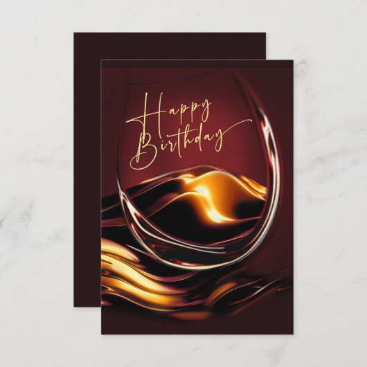 Afro-Amerikaanse Vrouw Verjaardag Kaart (Voorkant / Achterkant)