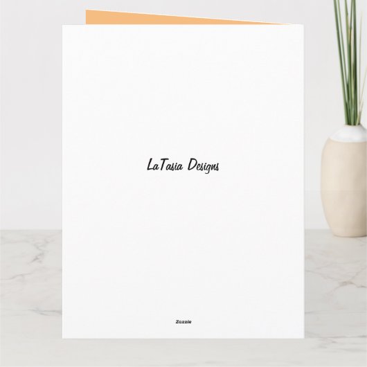 Afro-Amerikaanse vrouw zingen een microfoon Kaart (Achterkant)