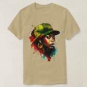 Afro-Amerikaanse vrouwen 1 T-shirt (Design voorkant)