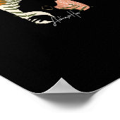 Afro-Amerikaanse vrouwen&# 9; s grafisch natuurlij Poster (Hoek)