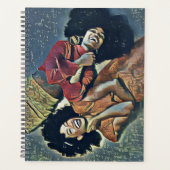 Afro-Amerikaanse vrouwen lachen kunst Planner (Voorkant)