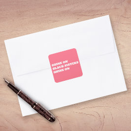 Afro-Amerikaanse vrouwen Motivatie Sticker