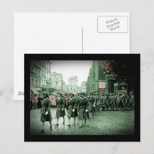 Afro-Amerikaanse vrouwendag Briefkaart (Voorkant / Achterkant)