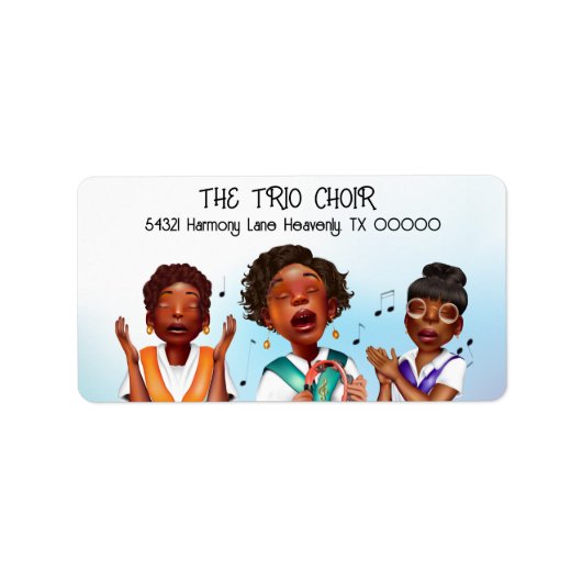 Afro-Amerikaanse zangers Etiket (Voorkant)