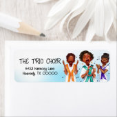 Afro-Amerikaanse zangers Etiket (Insitu)