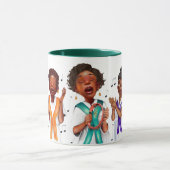 Afro-Amerikaanse zangers Mok (Midden)