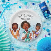 Afro-Amerikaanse zangers Papieren Bordje (Feest)